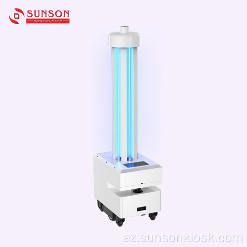 UV lampa dezinfeksiya edən robot